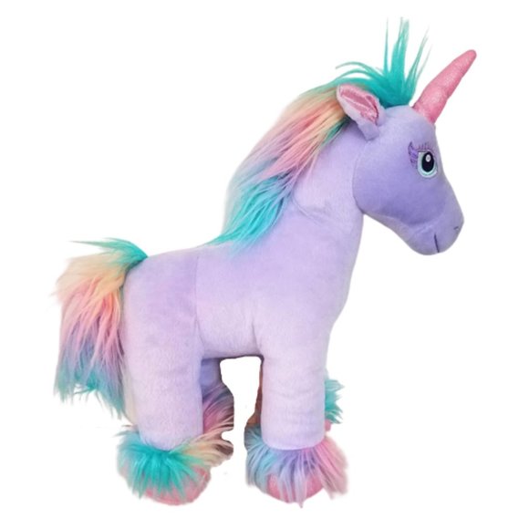 BUILD-A-BEAR WORKSHOP Beary Fairy Friends Lavender Pastel Unicorn 17" Plush 2018 - Picture 1 of 6